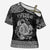 Personalized Anglesey Ynys Mon Cross Shoulder Shirt Black Standing Stone Celtic-inspired - Wonder Print Shop