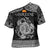 Personalized Anglesey Ynys Mon Cross Shoulder Shirt Black Standing Stone Celtic-inspired - Wonder Print Shop