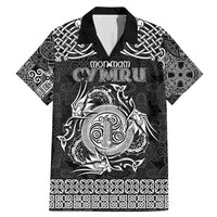 Personalized Anglesey Ynys Mon Family Matching Mermaid Dress and Hawaiian Shirt Black Standing Stone Celtic-inspired - Wonder Print Shop