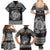 Personalized Anglesey Ynys Mon Family Matching Summer Maxi Dress and Hawaiian Shirt Black Standing Stone Celtic-inspired - Wonder Print Shop