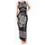 Personalized Anglesey Ynys Mon Family Matching Tank Maxi Dress and Hawaiian Shirt Black Standing Stone Celtic-inspired - Wonder Print Shop