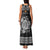 Personalized Anglesey Ynys Mon Family Matching Tank Maxi Dress and Hawaiian Shirt Black Standing Stone Celtic-inspired - Wonder Print Shop
