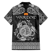 Personalized Anglesey Ynys Mon Hawaiian Shirt Black Standing Stone Celtic-inspired - Wonder Print Shop