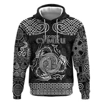 Personalized Anglesey Ynys Mon Hoodie Black Standing Stone Celtic-inspired - Wonder Print Shop