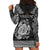 Personalized Anglesey Ynys Mon Hoodie Dress Black Standing Stone Celtic-inspired - Wonder Print Shop
