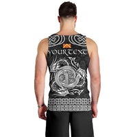 Personalized Anglesey Ynys Mon Men Tank Top Black Standing Stone Celtic-inspired - Wonder Print Shop