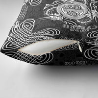 Personalized Anglesey Ynys Mon Pillow Cover Black Standing Stone Celtic-inspired - Wonder Print Shop