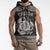 Personalized Anglesey Ynys Mon Sleeveless Hoodie Black Standing Stone Celtic-inspired - Wonder Print Shop