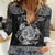 Personalized Anglesey Ynys Mon Women Casual Shirt Black Standing Stone Celtic-inspired - Wonder Print Shop