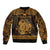 Personalized Anglesey Ynys Mon Bomber Jacket Gold Standing Stone Celtic-inspired - Wonder Print Shop