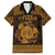 Personalized Anglesey Ynys Mon Hawaiian Shirt Gold Standing Stone Celtic-inspired - Wonder Print Shop