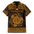 Personalized Anglesey Ynys Mon Hawaiian Shirt Gold Standing Stone Celtic-inspired - Wonder Print Shop