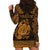 Personalized Anglesey Ynys Mon Hoodie Dress Gold Standing Stone Celtic-inspired - Wonder Print Shop