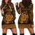 Personalized Anglesey Ynys Mon Hoodie Dress Gold Standing Stone Celtic-inspired - Wonder Print Shop