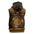 Personalized Anglesey Ynys Mon Sleeveless Hoodie Gold Standing Stone Celtic-inspired - Wonder Print Shop