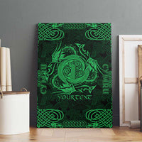 Personalized Anglesey Ynys Mon Canvas Wall Art Green Standing Stone Celtic-inspired - Wonder Print Shop