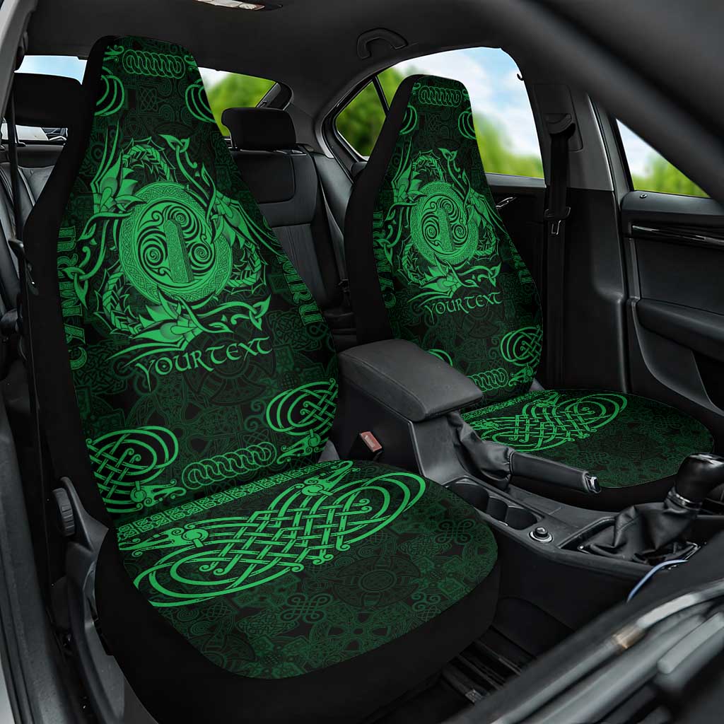 Personalized Anglesey Ynys Mon Car Seat Cover Green Standing Stone Celtic-inspired - Wonder Print Shop