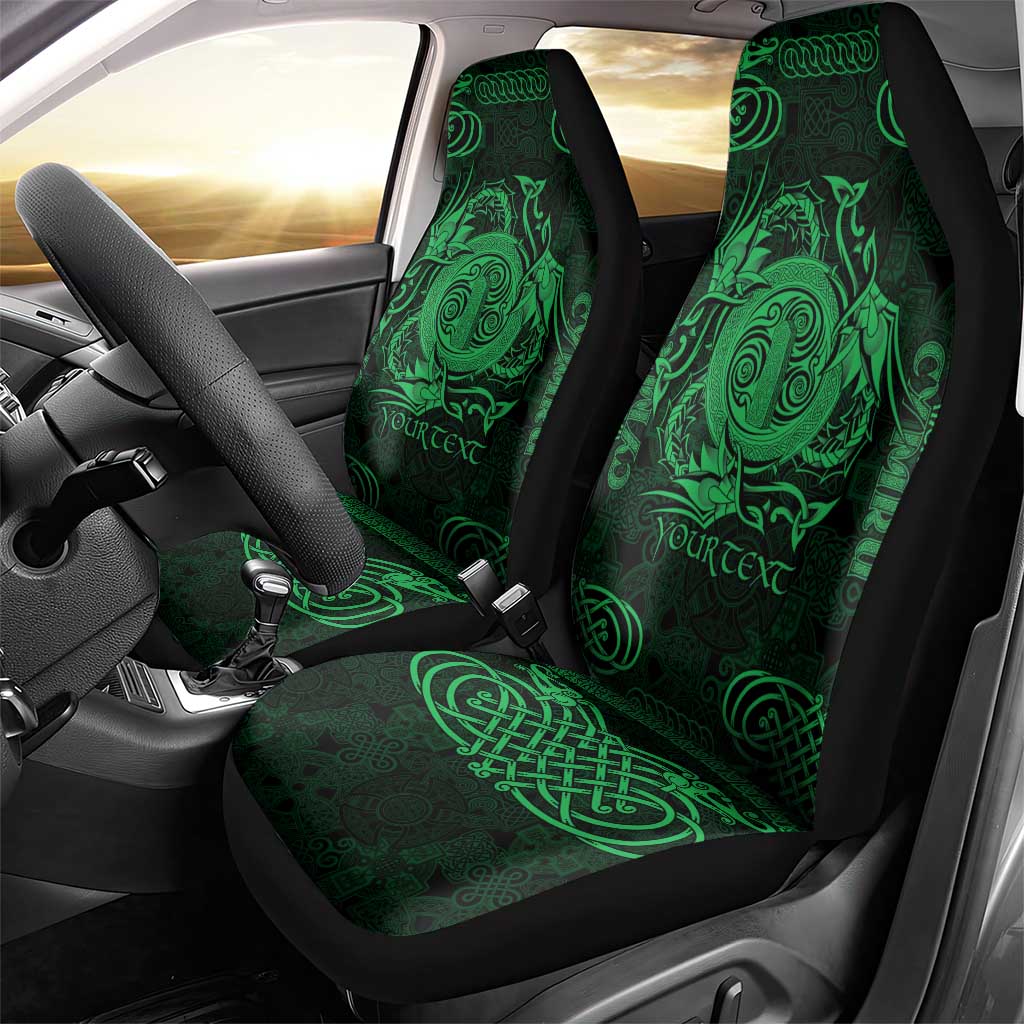 Personalized Anglesey Ynys Mon Car Seat Cover Green Standing Stone Celtic-inspired - Wonder Print Shop