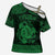 Personalized Anglesey Ynys Mon Cross Shoulder Shirt Green Standing Stone Celtic-inspired - Wonder Print Shop