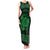 Personalized Anglesey Ynys Mon Family Matching Tank Maxi Dress and Hawaiian Shirt Green Standing Stone Celtic-inspired - Wonder Print Shop