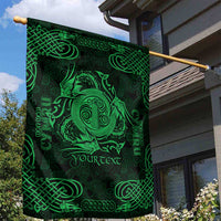 Personalized Anglesey Ynys Mon Garden Flag Green Standing Stone Celtic-inspired - Wonder Print Shop