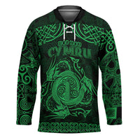 Personalized Anglesey Ynys Mon Hockey Jersey Green Standing Stone Celtic-inspired - Wonder Print Shop
