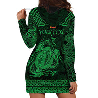 Personalized Anglesey Ynys Mon Hoodie Dress Green Standing Stone Celtic-inspired - Wonder Print Shop
