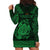 Personalized Anglesey Ynys Mon Hoodie Dress Green Standing Stone Celtic-inspired - Wonder Print Shop