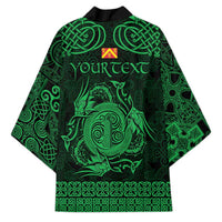 Personalized Anglesey Ynys Mon Kimono Green Standing Stone Celtic-inspired - Wonder Print Shop