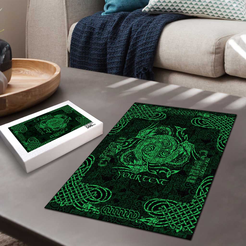 Personalized Anglesey Ynys Mon Puzzle Green Standing Stone Celtic-inspired - Wonder Print Shop
