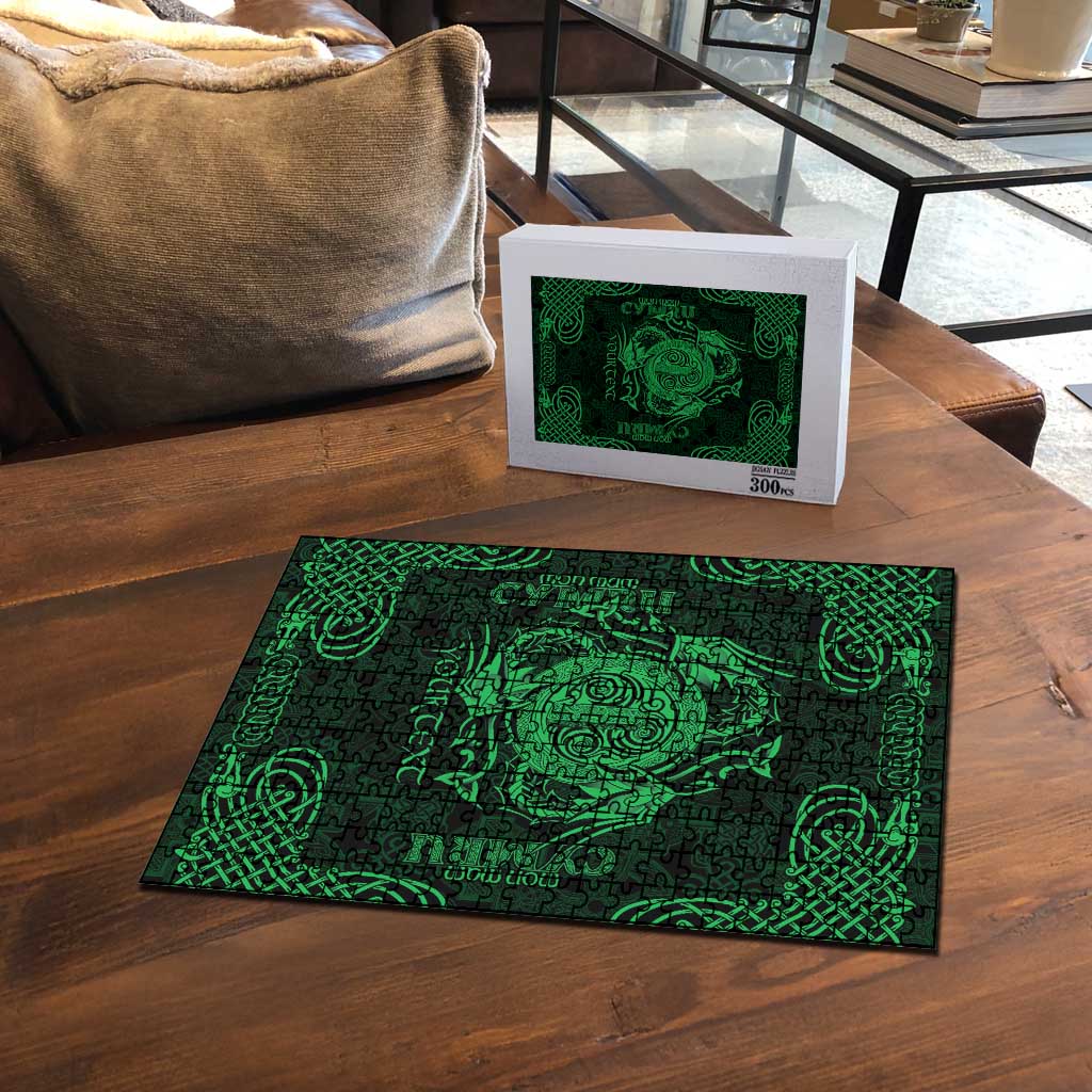 Personalized Anglesey Ynys Mon Puzzle Green Standing Stone Celtic-inspired - Wonder Print Shop