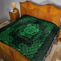 Personalized Anglesey Ynys Mon Quilt Green Standing Stone Celtic-inspired - Wonder Print Shop