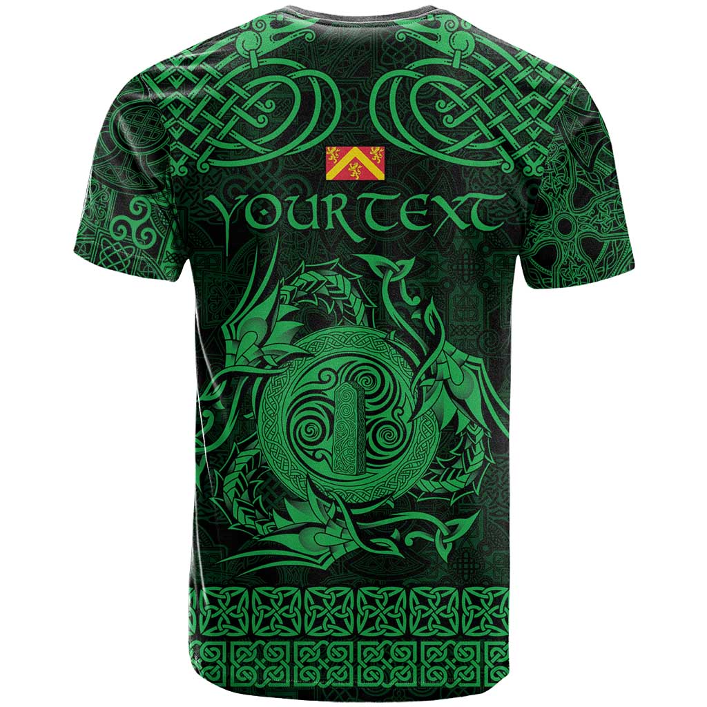 Personalized Anglesey Ynys Mon T Shirt Green Standing Stone Celtic-inspired - Wonder Print Shop