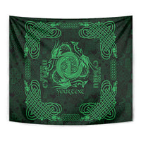 Personalized Anglesey Ynys Mon Tapestry Green Standing Stone Celtic-inspired - Wonder Print Shop