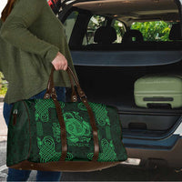 Personalized Anglesey Ynys Mon Travel Bag Green Standing Stone Celtic-inspired - Wonder Print Shop