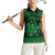 Personalized Anglesey Ynys Mon Women Sleeveless Polo Shirt Green Standing Stone Celtic-inspired - Wonder Print Shop