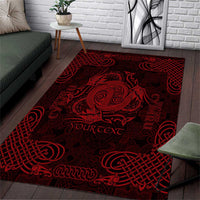 Personalized Anglesey Ynys Mon Area Rug Red Standing Stone Celtic-inspired - Wonder Print Shop