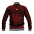 Personalized Anglesey Ynys Mon Baseball Jacket Red Standing Stone Celtic-inspired - Wonder Print Shop