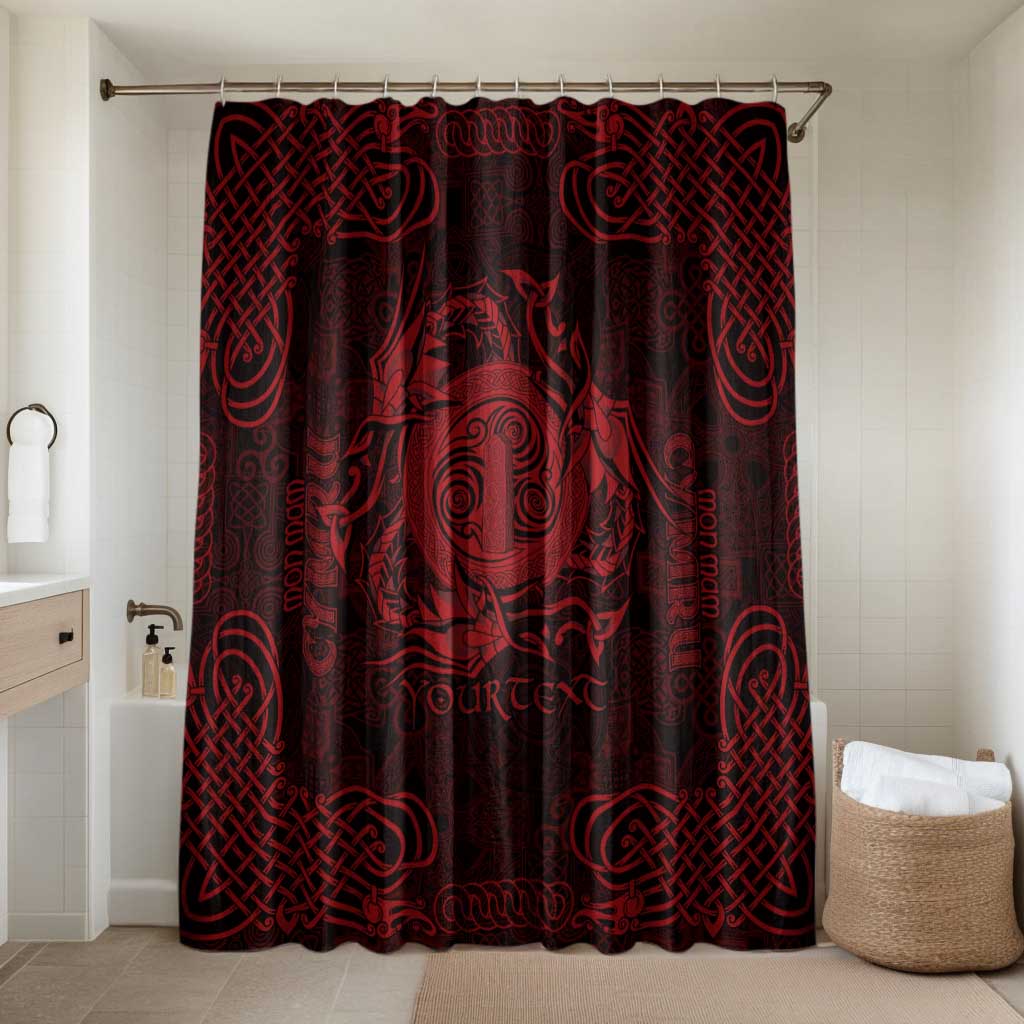 Personalized Anglesey Ynys Mon Bathroom Set Red Standing Stone Celtic-inspired - Wonder Print Shop