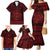 Personalized Anglesey Ynys Mon Family Matching Mermaid Dress and Hawaiian Shirt Red Standing Stone Celtic-inspired - Wonder Print Shop