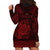 Personalized Anglesey Ynys Mon Hoodie Dress Red Standing Stone Celtic-inspired - Wonder Print Shop
