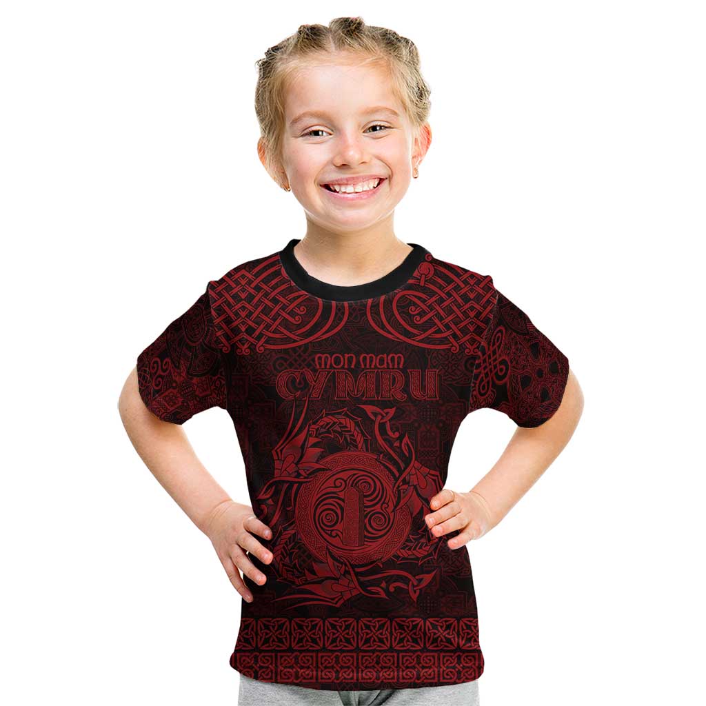 Personalized Anglesey Ynys Mon Kid T Shirt Red Standing Stone Celtic-inspired - Wonder Print Shop