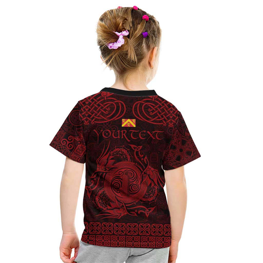 Personalized Anglesey Ynys Mon Kid T Shirt Red Standing Stone Celtic-inspired - Wonder Print Shop