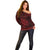 Personalized Anglesey Ynys Mon Off Shoulder Sweater Red Standing Stone Celtic-inspired - Wonder Print Shop