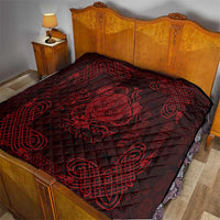 Personalized Anglesey Ynys Mon Quilt Red Standing Stone Celtic-inspired - Wonder Print Shop