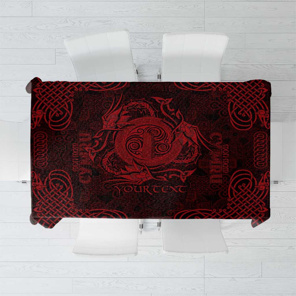 Personalized Anglesey Ynys Mon Tablecloth Red Standing Stone Celtic-inspired - Wonder Print Shop