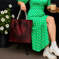 Personalized Anglesey Ynys Mon Tote Bag Red Standing Stone Celtic-inspired - Wonder Print Shop