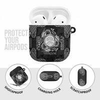 Personalized Brecknockshire Sir Frycheiniog AirPods Case Black Brecon Beacons Mountain Celtic-inspired - Wonder Print Shop