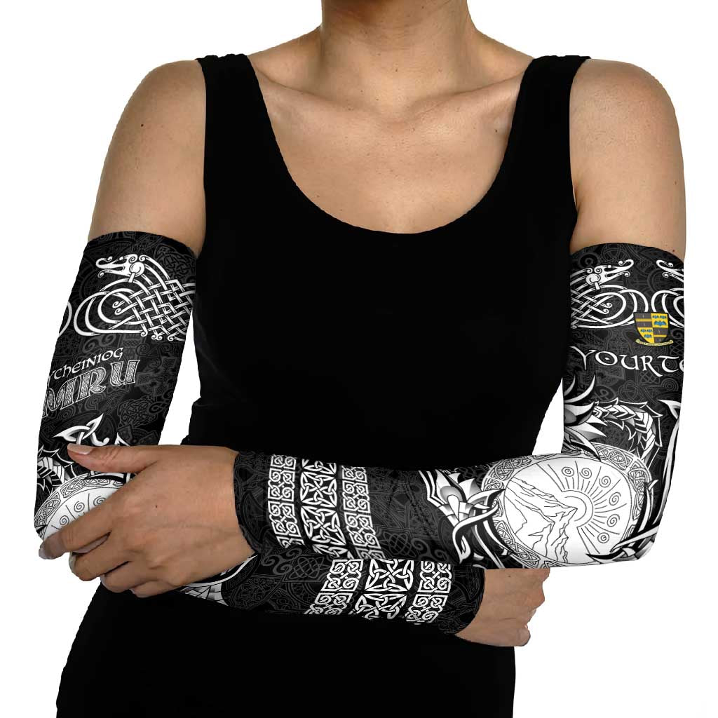 Personalized Brecknockshire Sir Frycheiniog Arm Sleeves Black Brecon Beacons Mountain Celtic-inspired - Wonder Print Shop