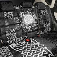 Personalized Brecknockshire Sir Frycheiniog Back Car Seat Cover Black Brecon Beacons Mountain Celtic-inspired - Wonder Print Shop